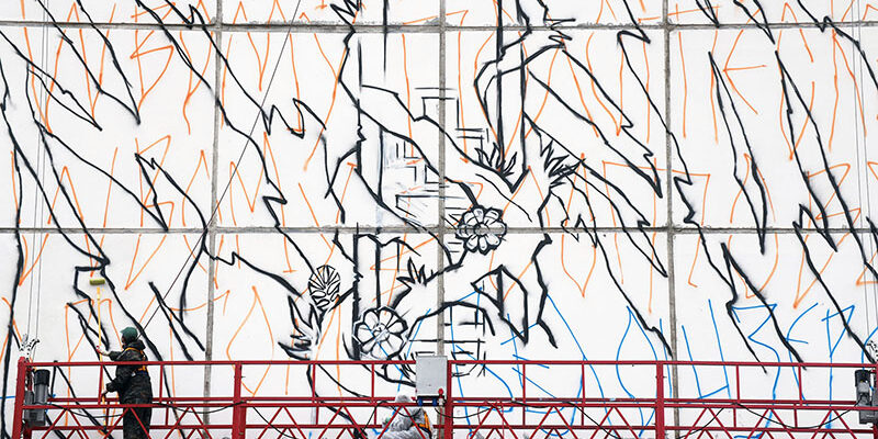 В Полоцке ко Дню города создают крутой арт-проект В Полоцке ко Дню города создают крутой арт-проект