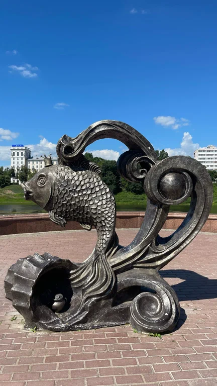 Как золотая рыбка в Витебске утонула Как золотая рыбка в Витебске утонула