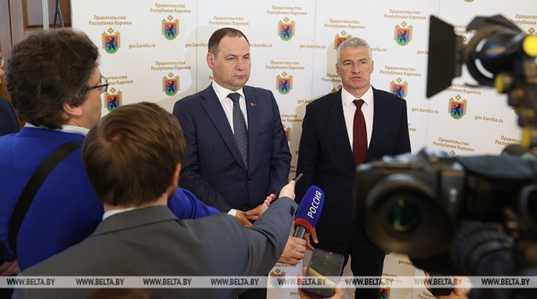 Поставки техники, лесная промышленность, туризм. Головченко о перспективах взаимодействия с Карелией Поставки техники, лесная промышленность, туризм. Головченко о перспективах взаимодействия с Карелией