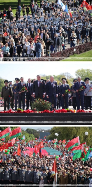 ФОТОРЕПОРТАЖ: День Победы празднуют в Беларуси ФОТОРЕПОРТАЖ: День Победы празднуют в Беларуси