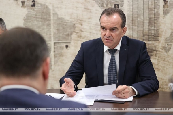 Головченко: Беларусь и Краснодарский край уверенно наращивают товарооборот, нужно не сбавлять темпов Головченко: Беларусь и Краснодарский край уверенно наращивают товарооборот, нужно не сбавлять темпов