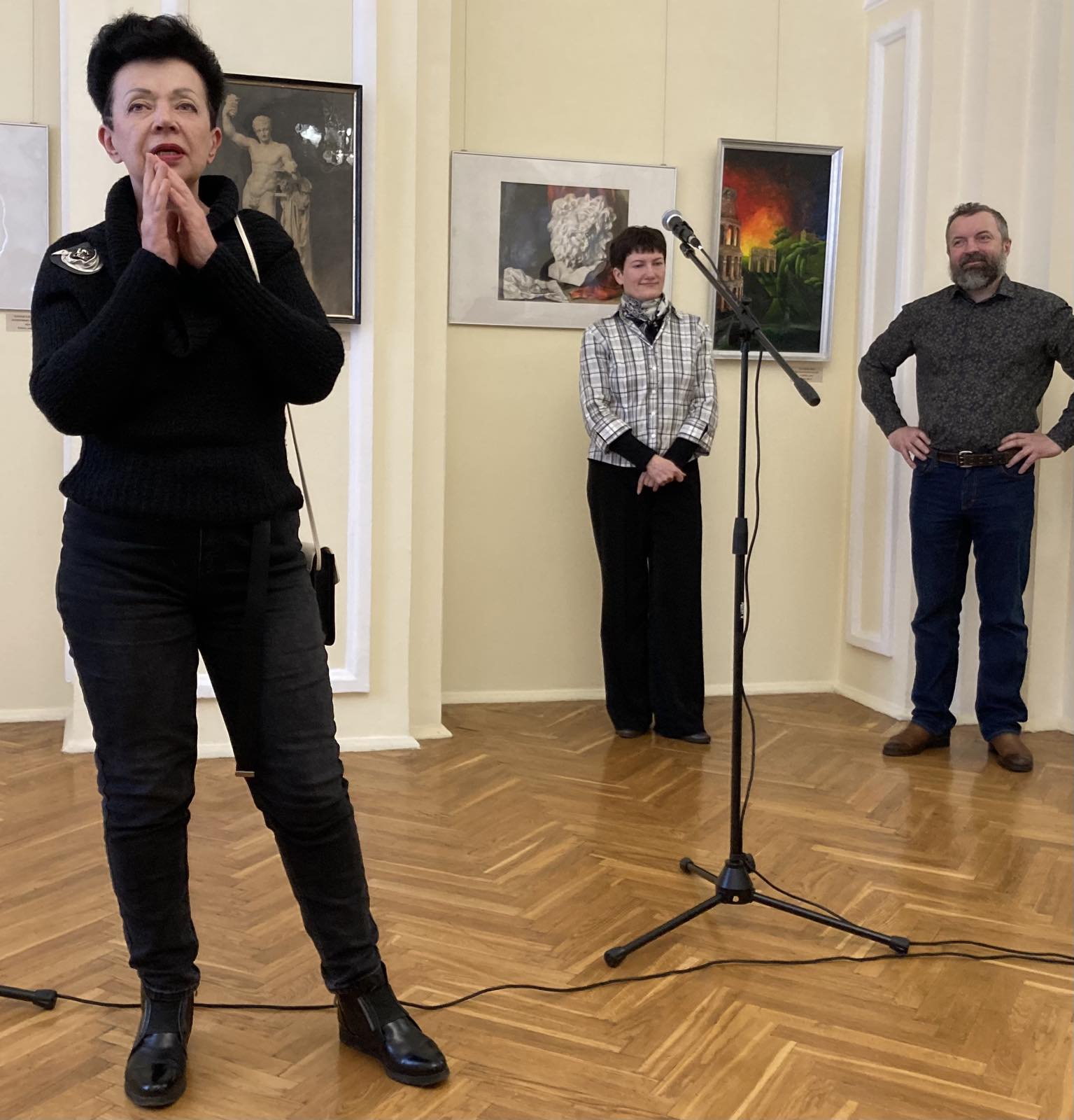 Грэчаская філасофія скульптара Аляксандра Шаппо ў Віцебскім мастацкім музеі Грэчаская філасофія скульптара Аляксандра Шаппо ў Віцебскім мастацкім музеі